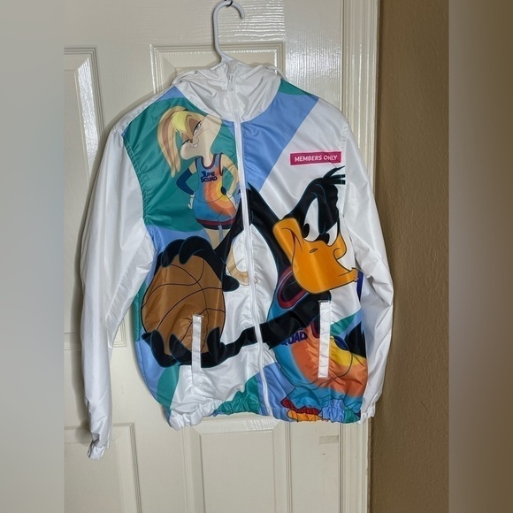 Windbreaker Jacket Sz S, Space Jam: A New Legacy - branded 'Members Only'‌‌‌‍‍‍‍ - Picture 11 of 12